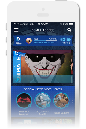 DC All Access Official Mobile App for iPhone & Android